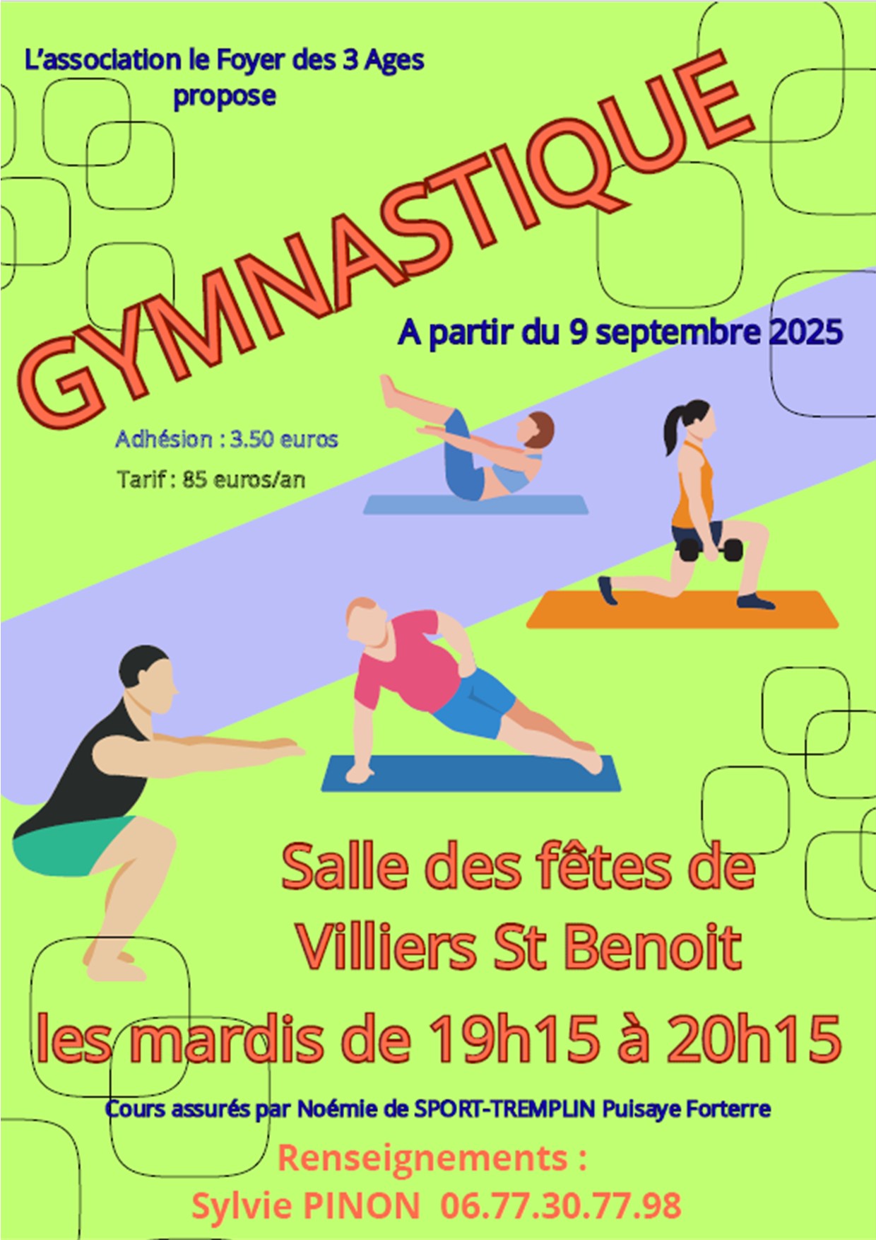 GYMNASTIQUE VILLIERS-SAINT-BENOÎT